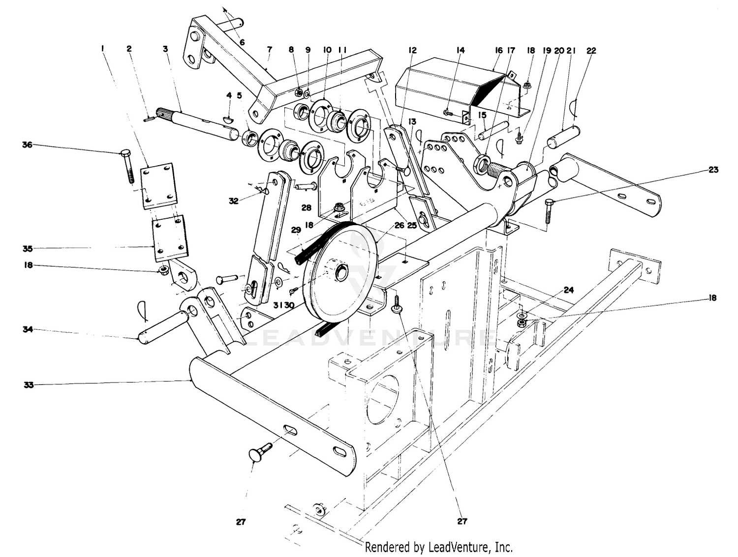 Adapter Kit 48" Snowthrower Model No. 30571 (optional)