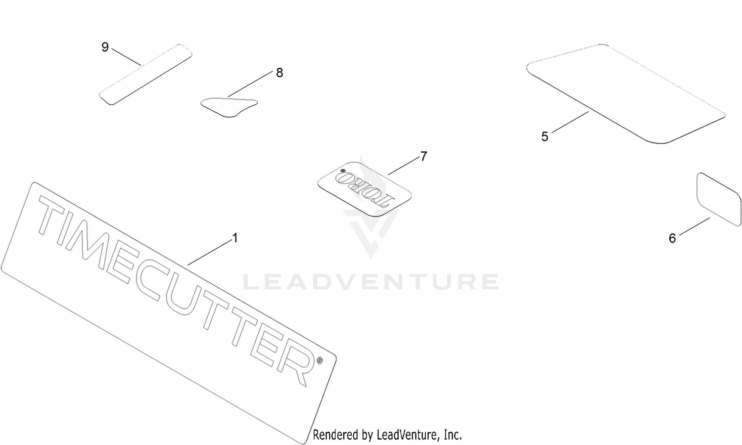 Model Specific Decal Assembly
