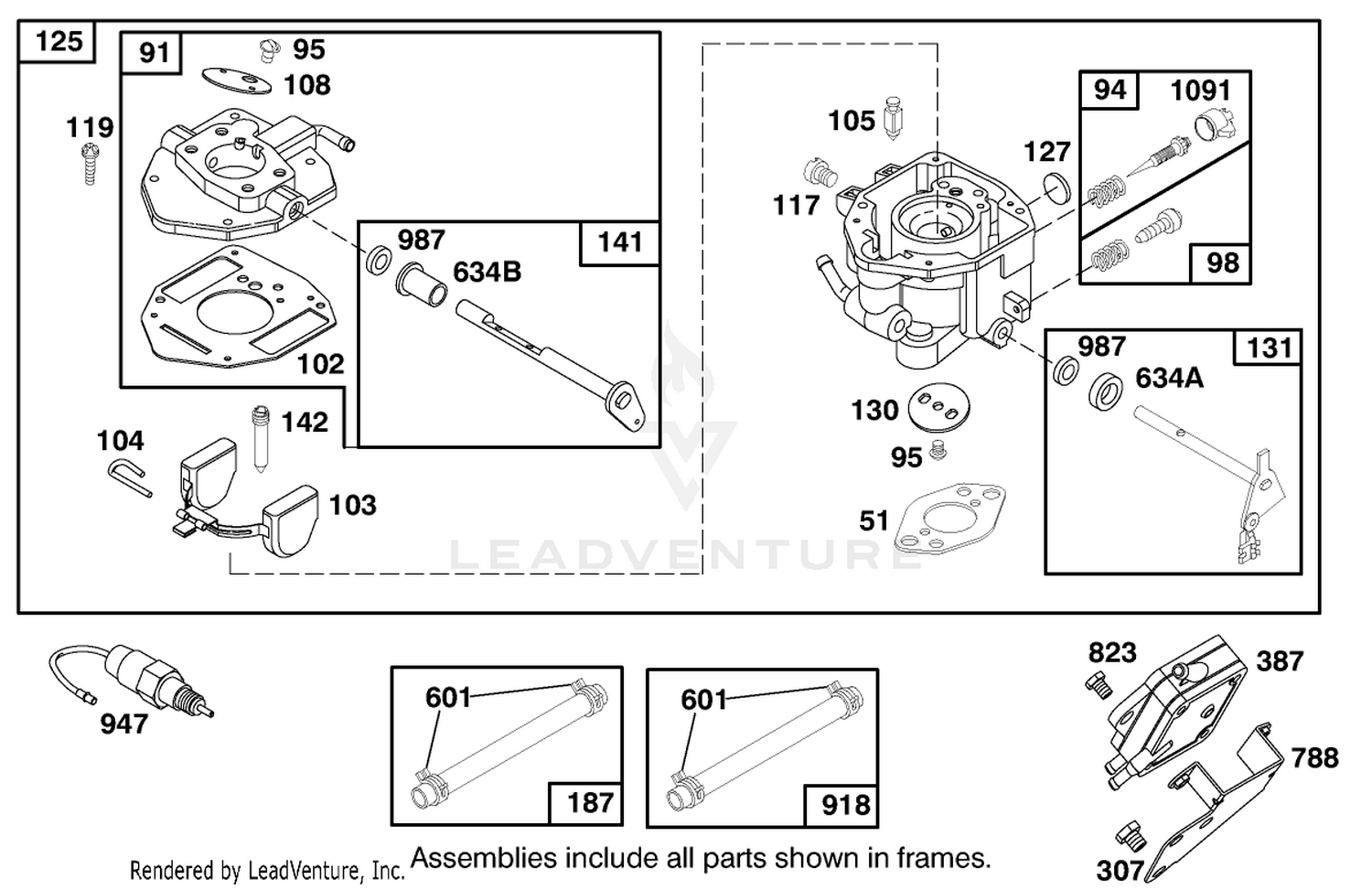 Engine Briggs  Stratton Model 303447-1180-E1 4