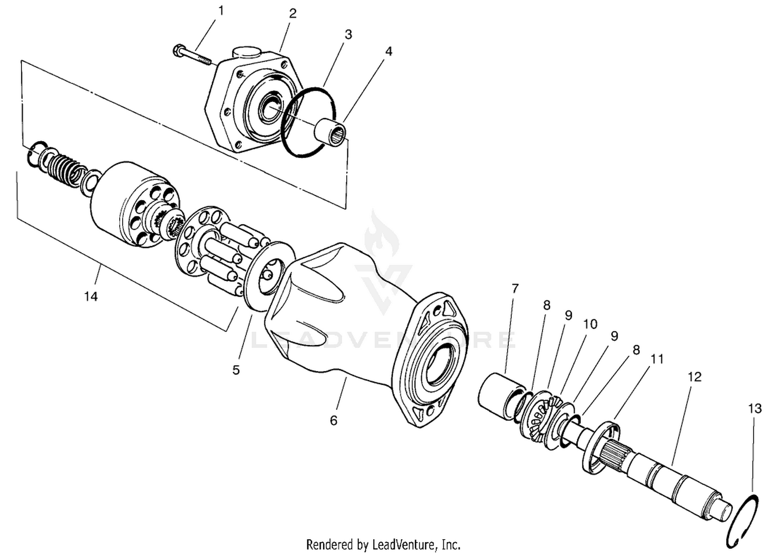 Hydraulic Motor No. 76-6580
