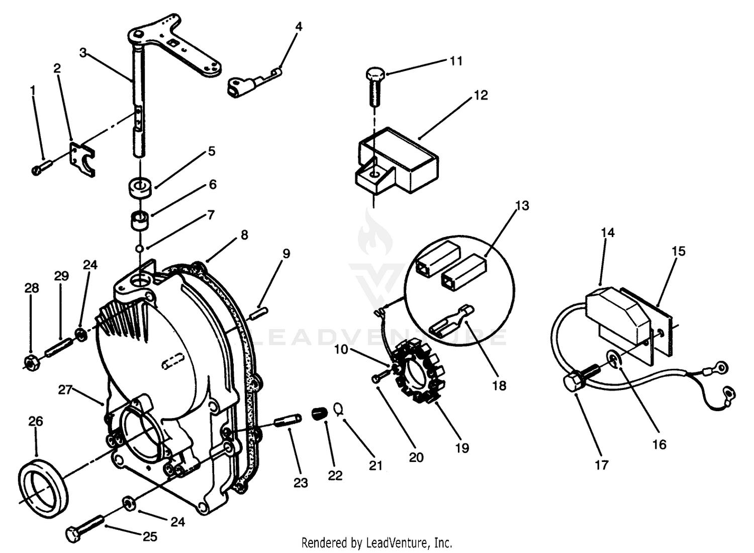 Gearcase  Ignition Controls