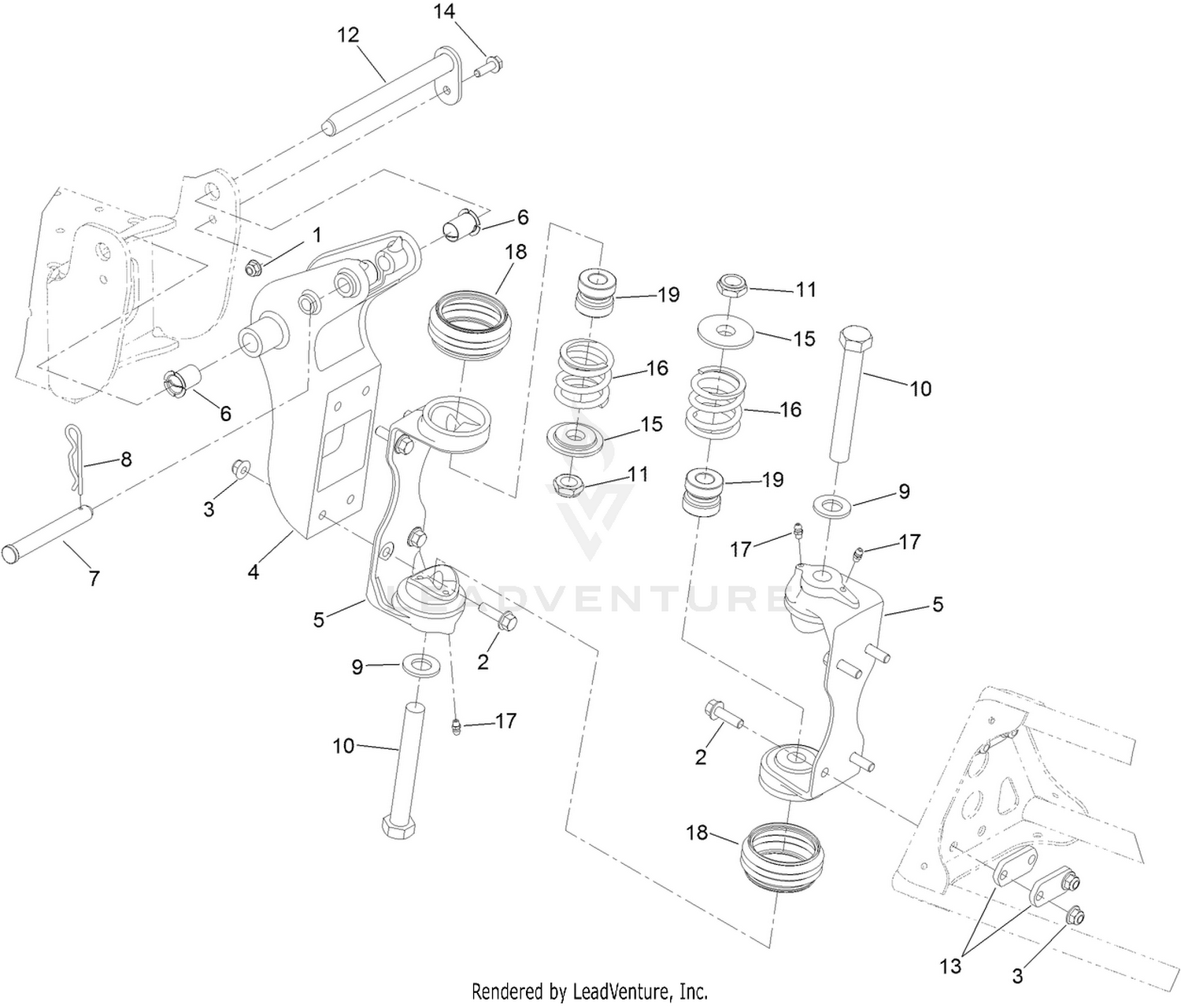 Boom Pivot Assembly