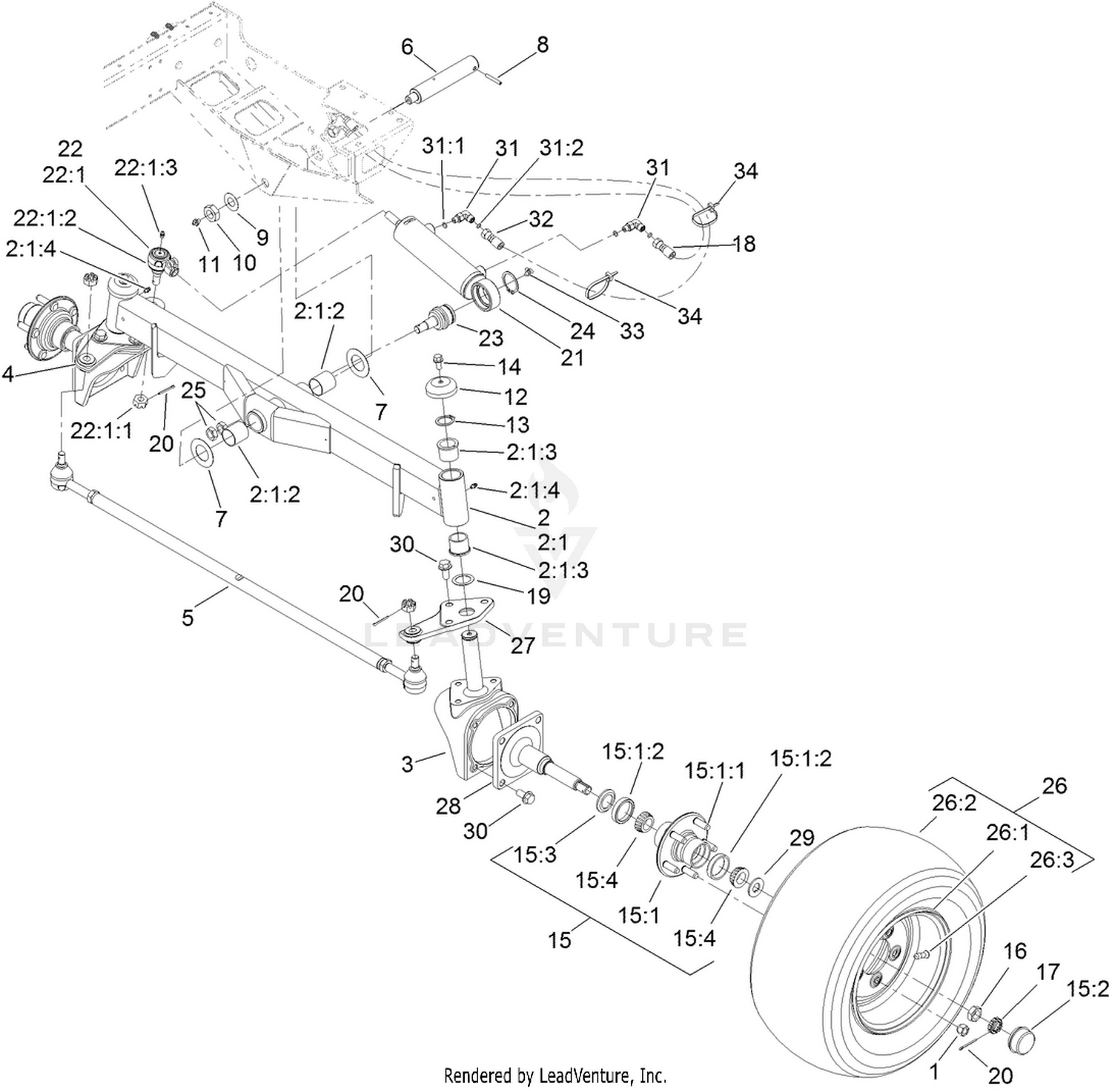 Rear Axle Assembly