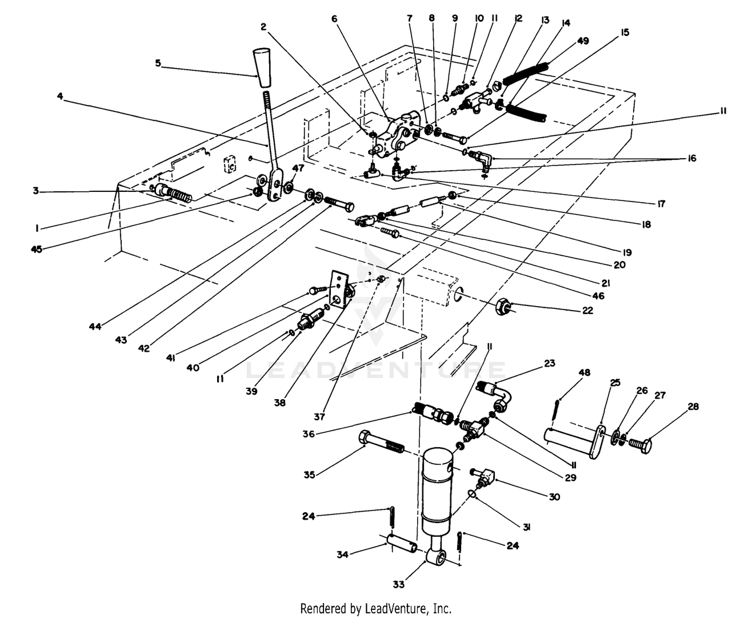 Hydraulic Lift System Assembly