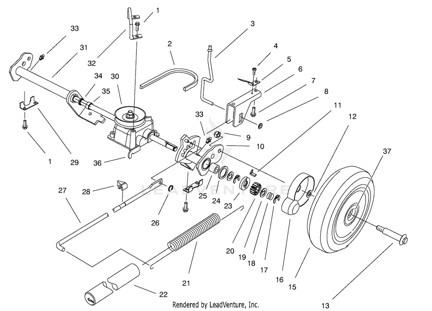 Rear Axle Assembly