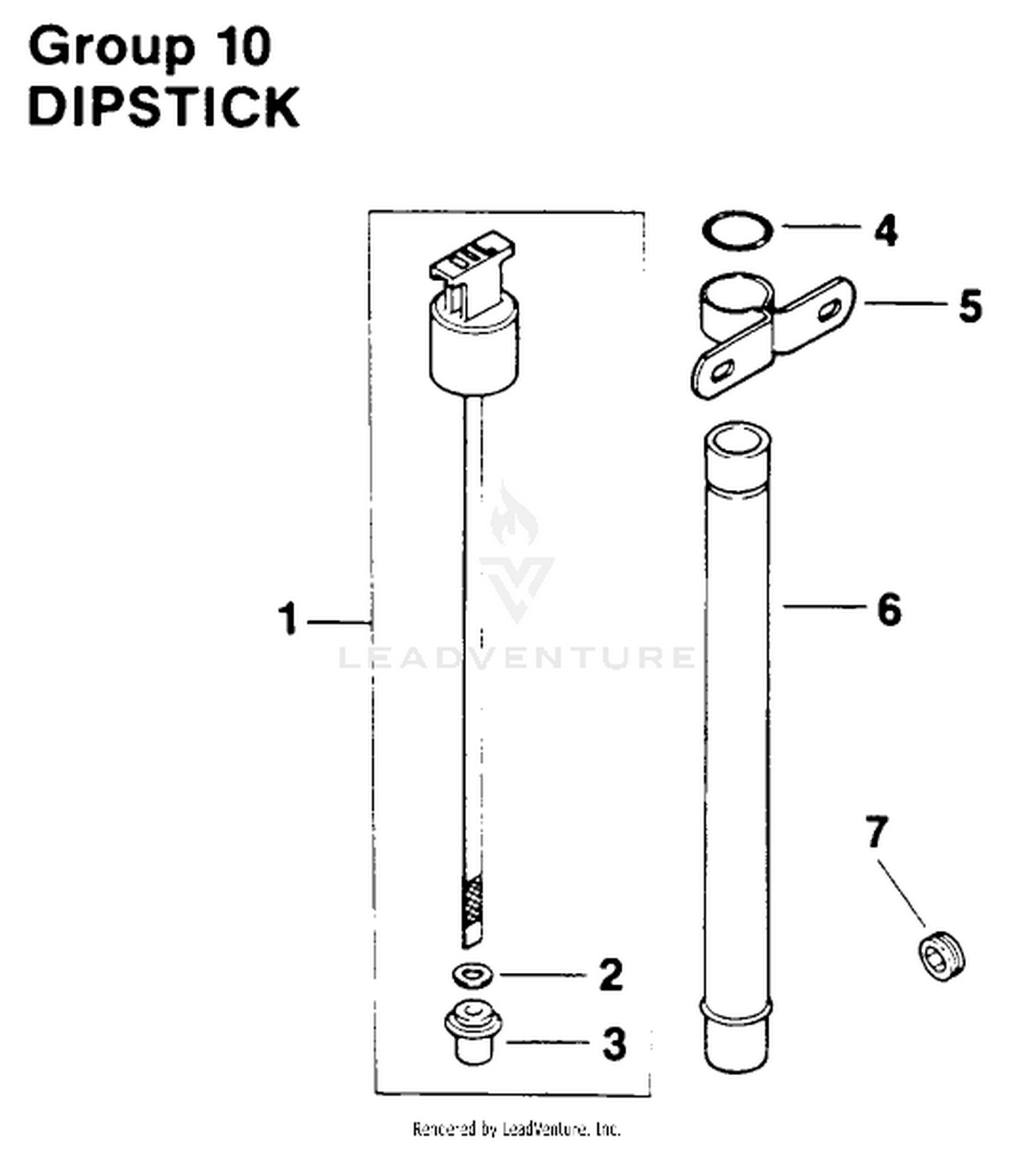 Dipstick-Engine Kohler Model No. Mv16s-Type Ps56519