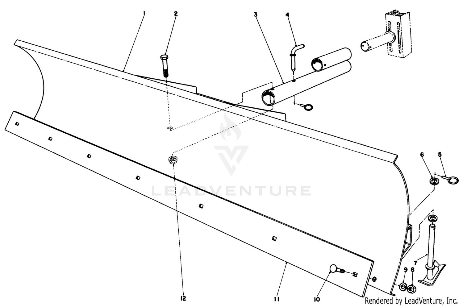 54" Snow Blade (for Trojan  Trojan Ii)