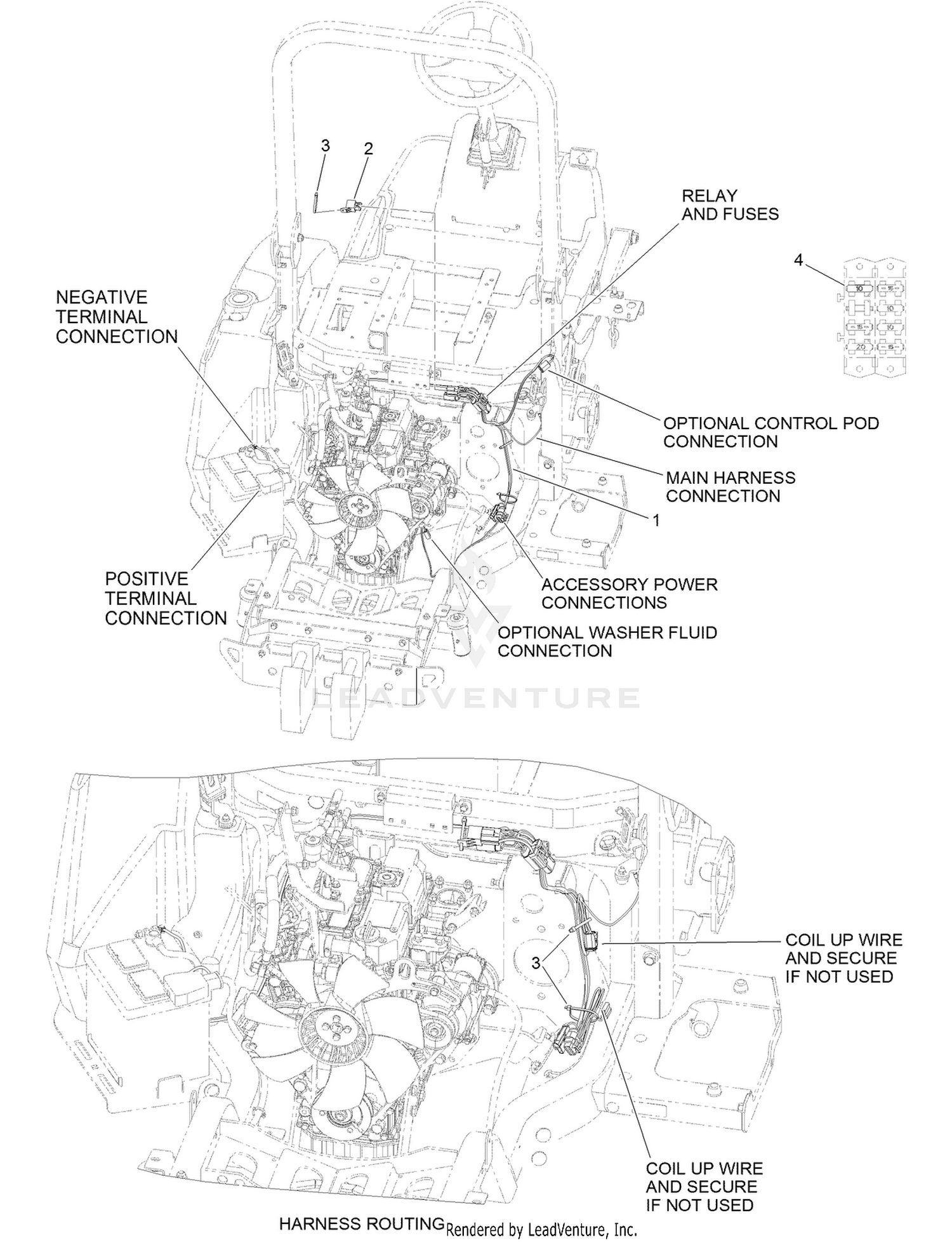 Power Harness Kit Assembly No. 140-1559