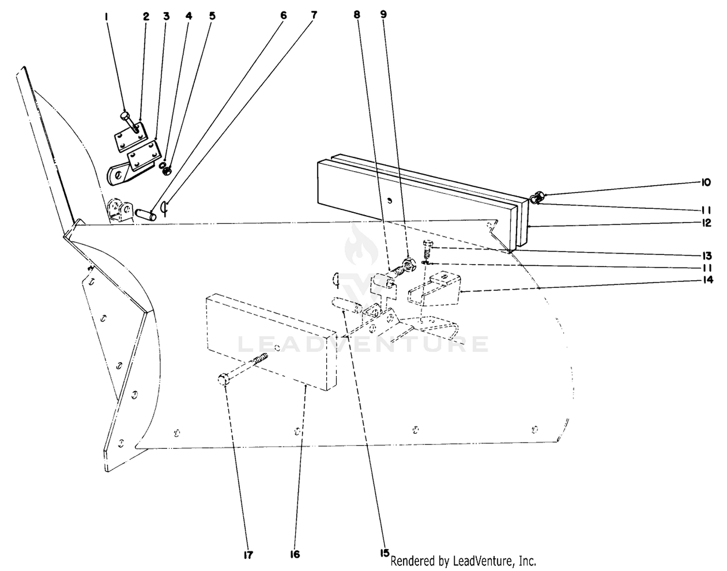 V-Plow Installation Kit Model No. 30757 (optional)