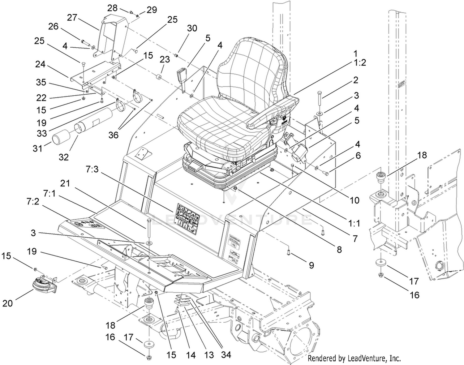Seat and Platform Assembly
