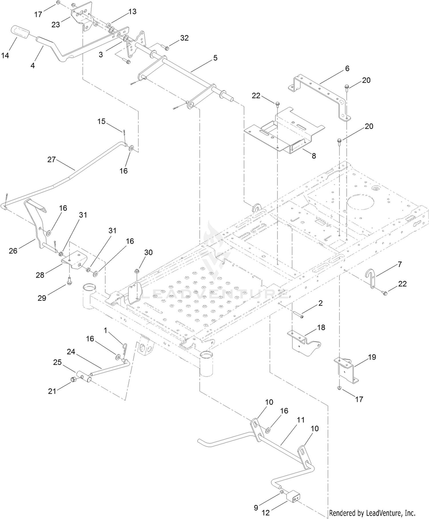Deck Lift Assembly