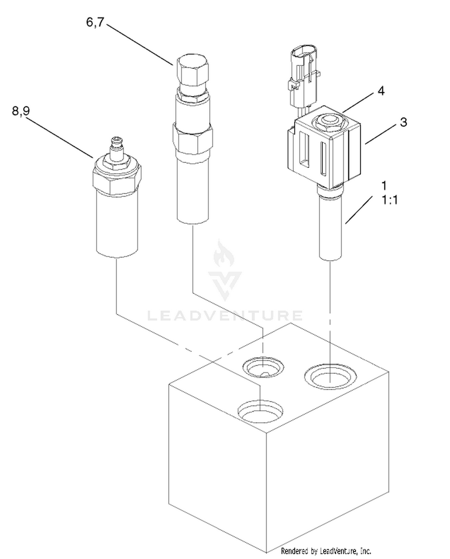 Manifold Block Assembly No. 104-4876