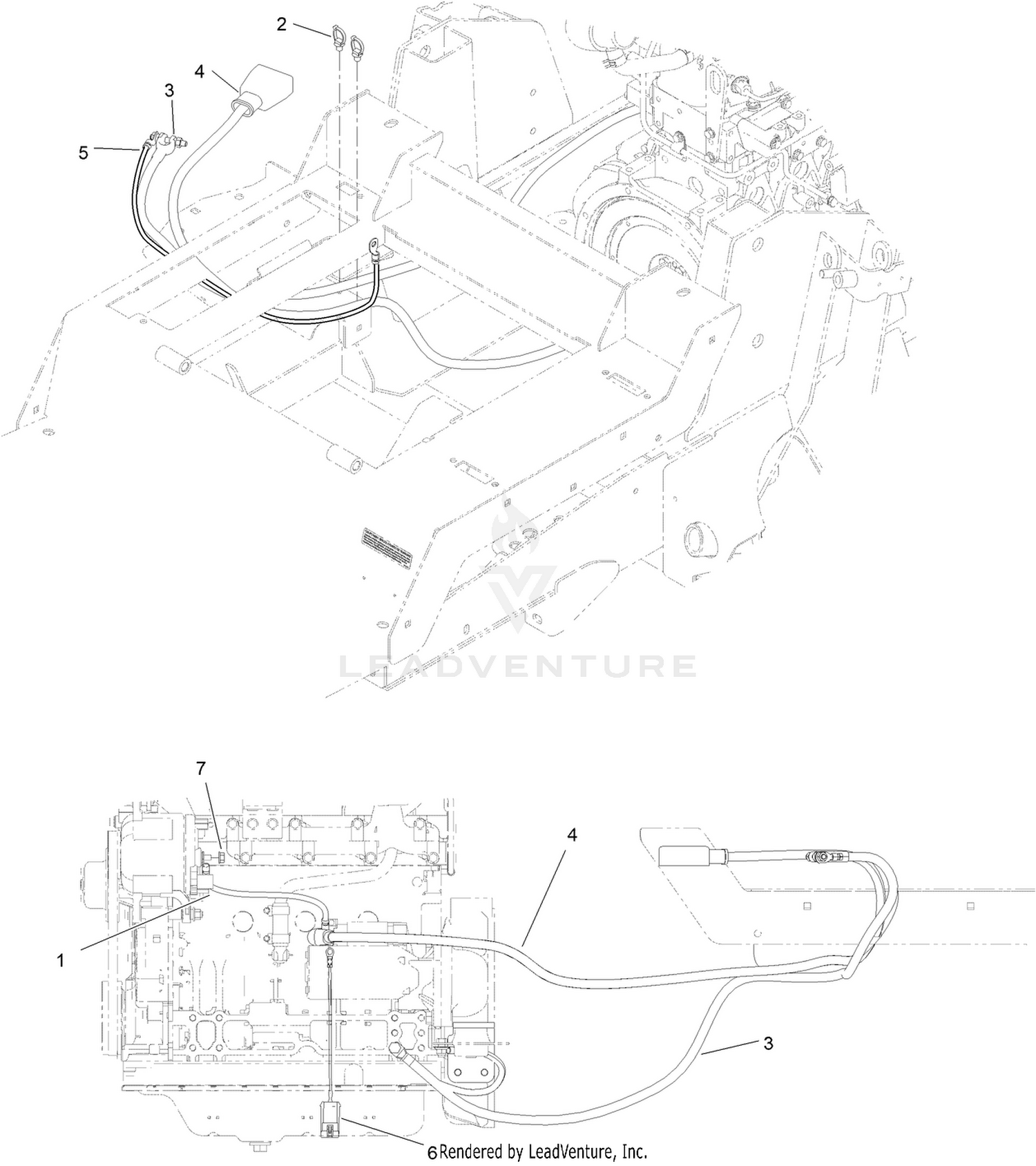 Battery Cable and Ground Assembly