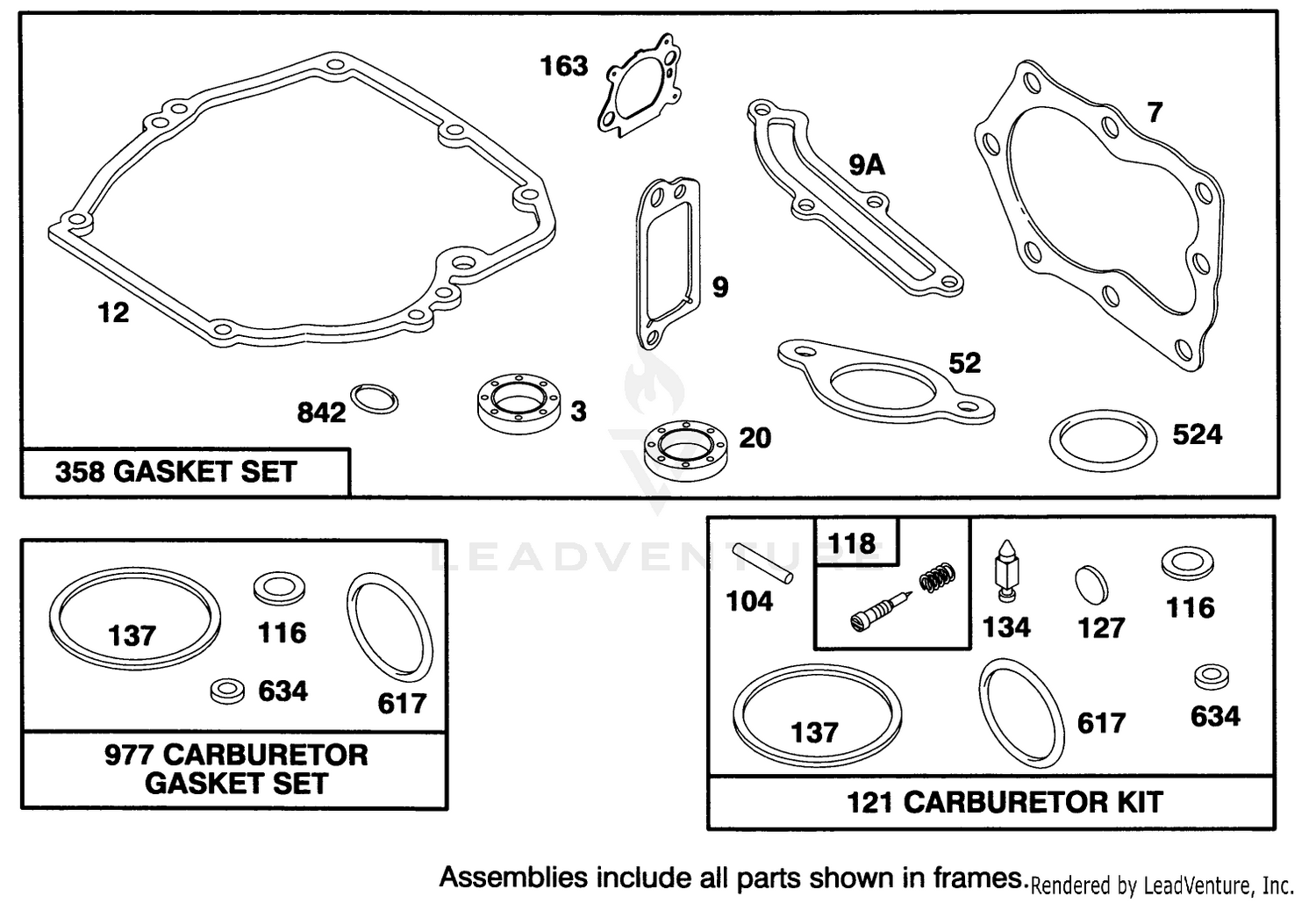 Engine Briggs  Stratton Model 127802-0513-21 9