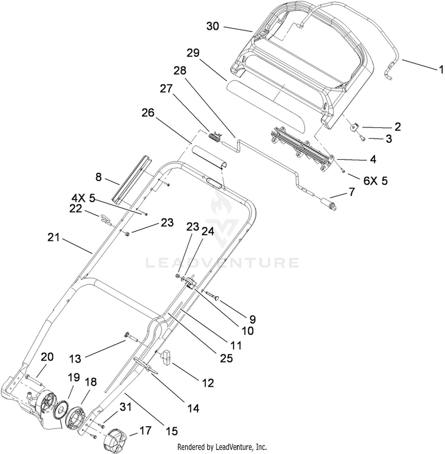 Handle and Control Assembly