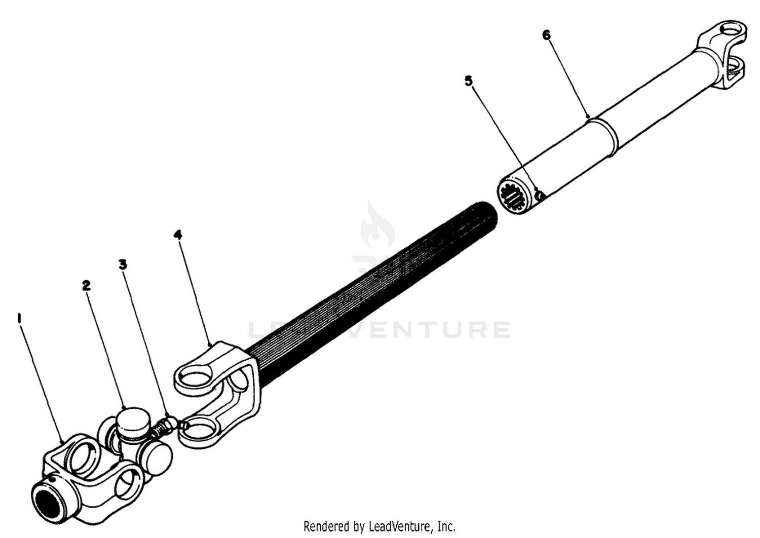 Drive Shaft Assembly No. 62-4260