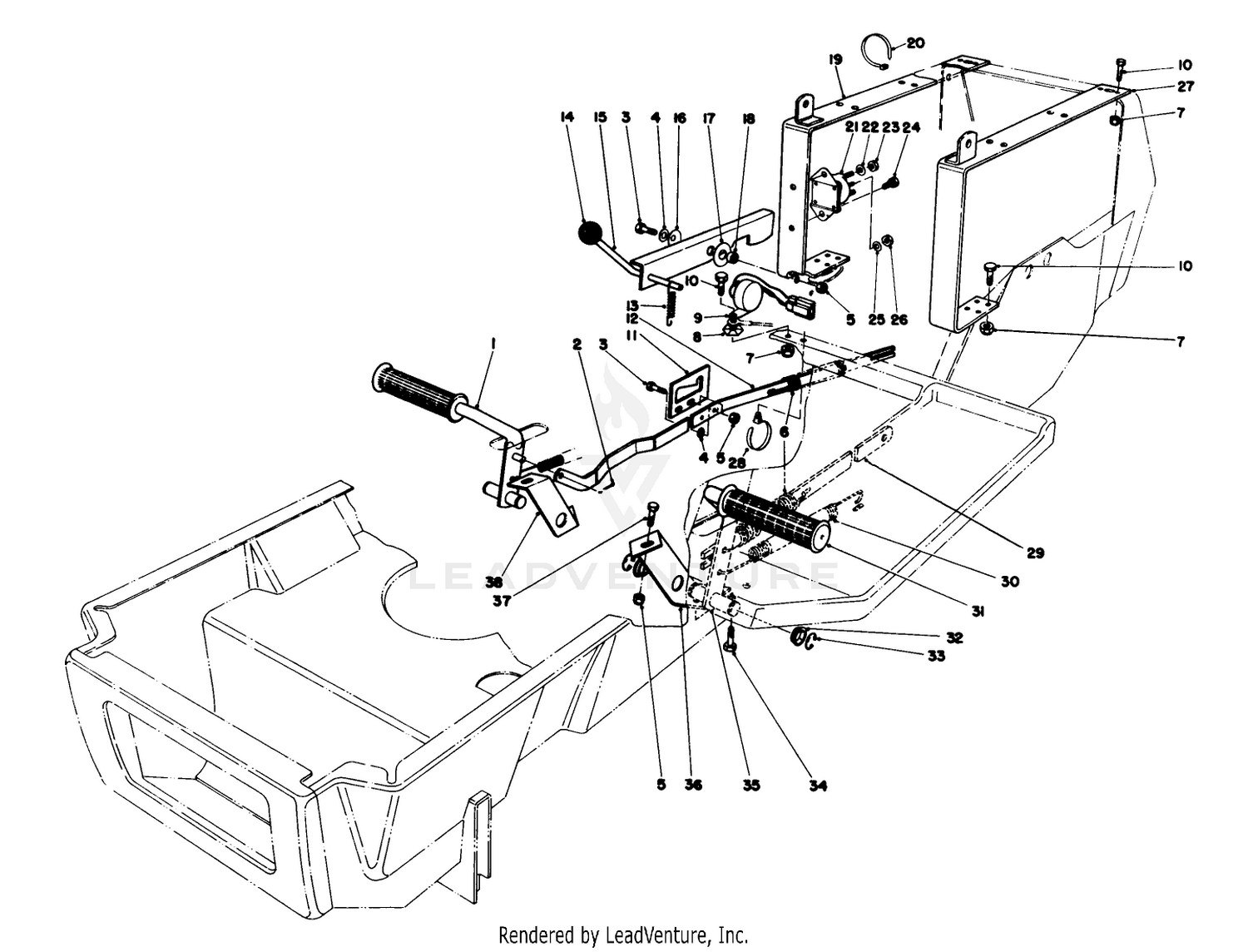 Brake  Clutch Pedal Assembly