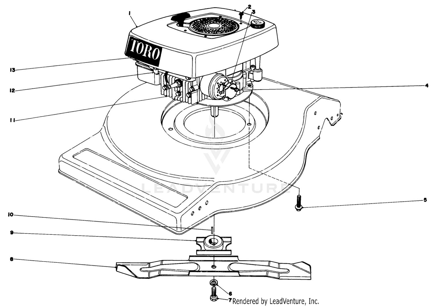 Engine Assembly (model No. 16880)