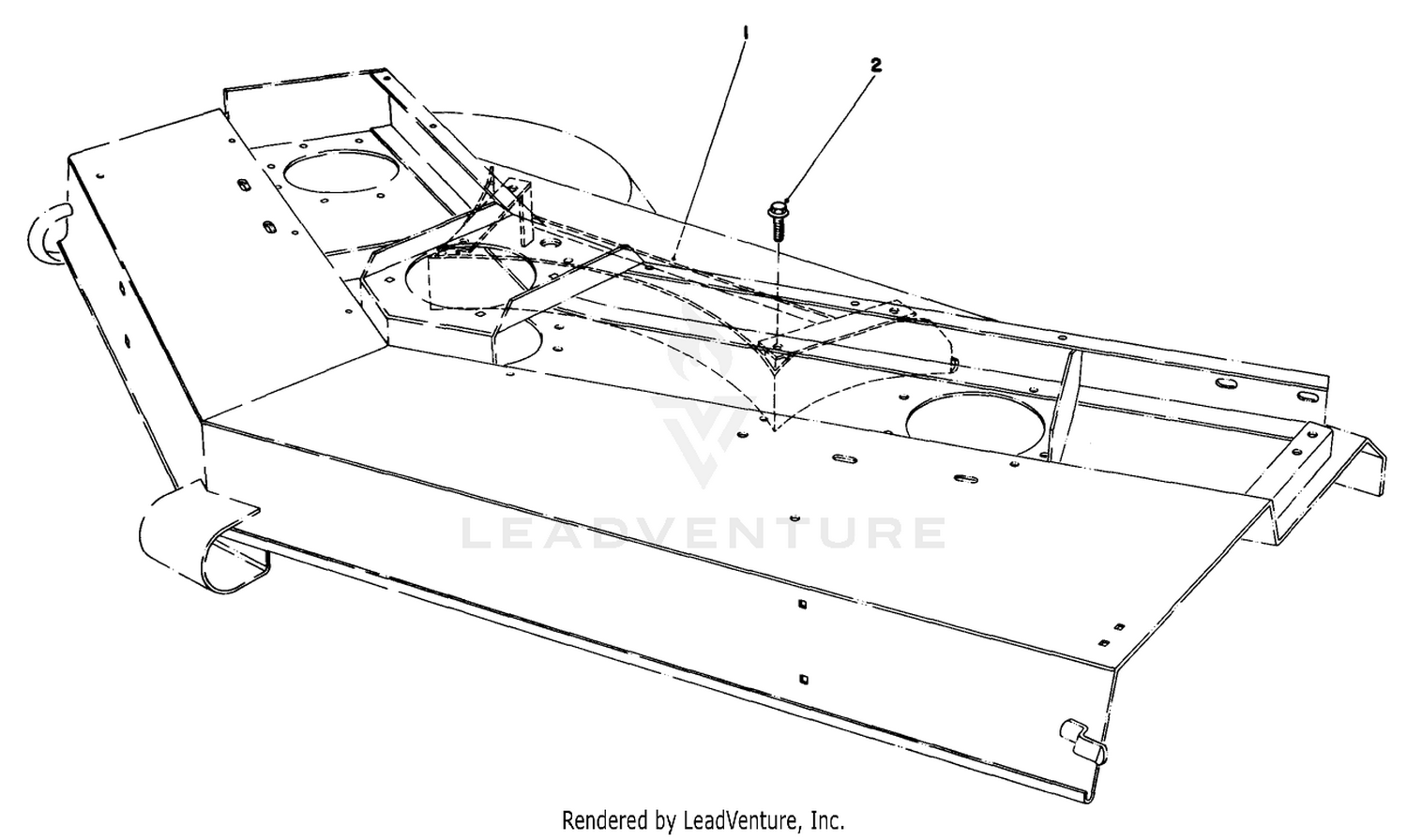 Rear Baffle Kit Model No. 51-1460 (optional)