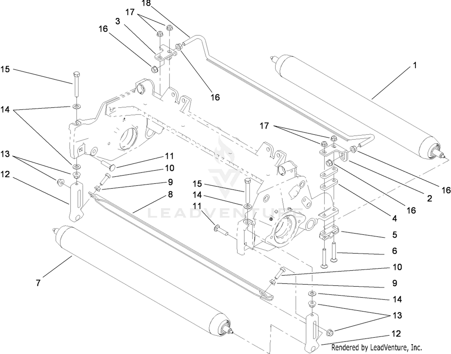 Roller and Scraper Assembly