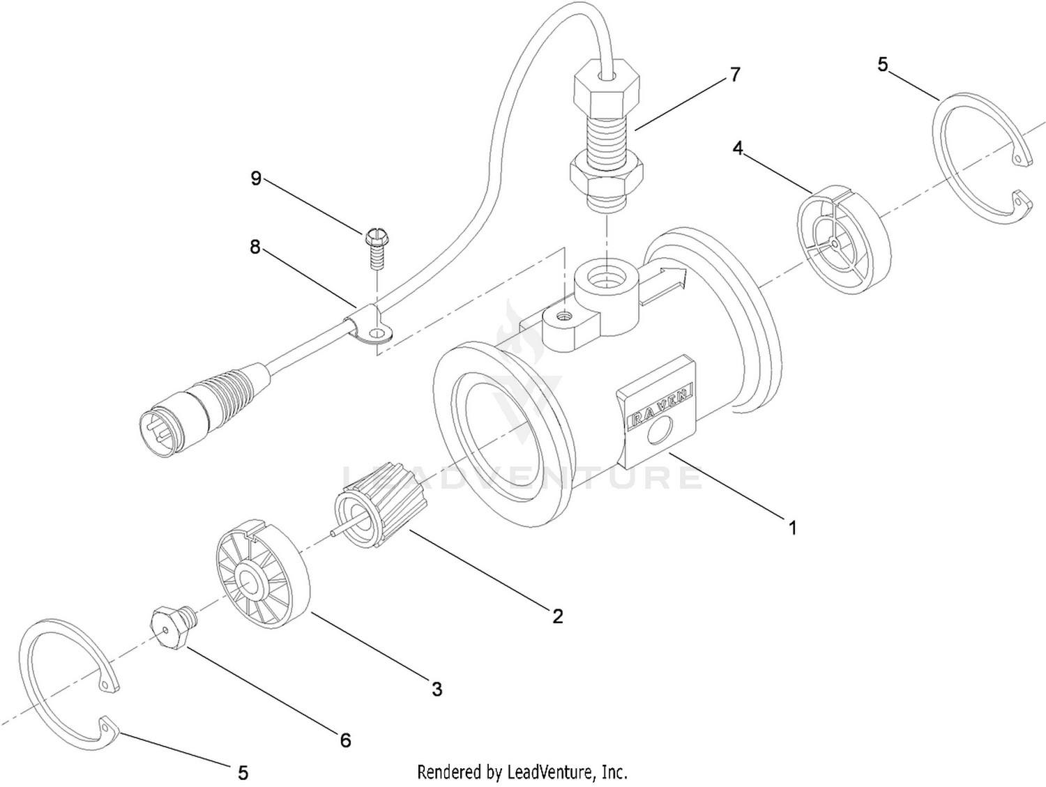 Flow Meter Assembly No. 117-5804