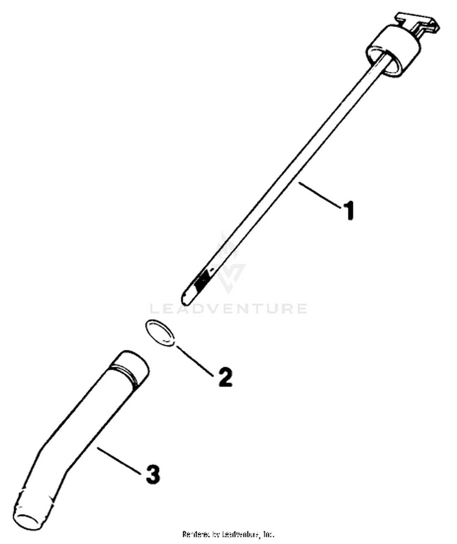 Dipstick-Engine Model No. M8t Type 301590