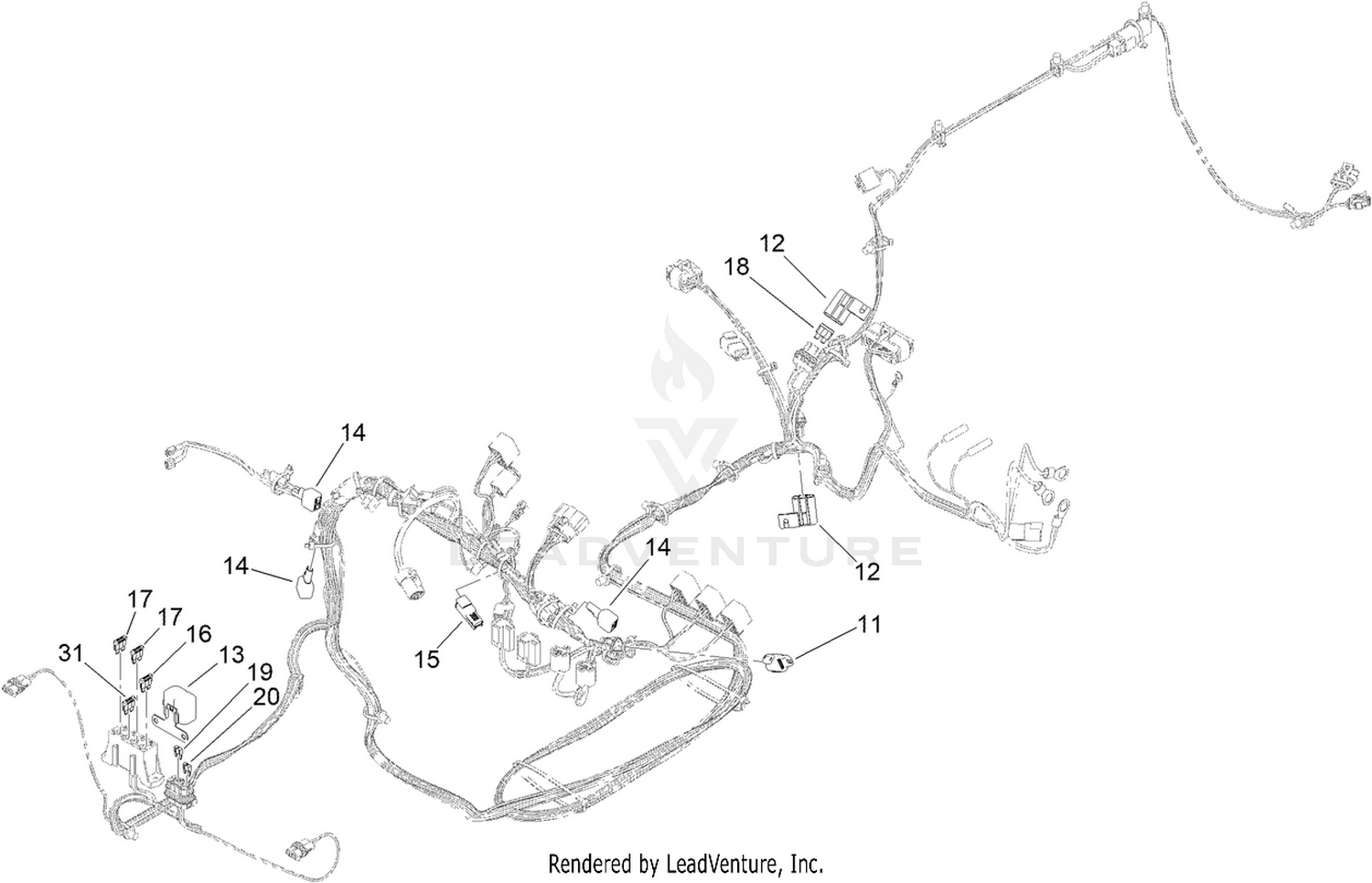 Wire Harness Assembly No. 122-2325