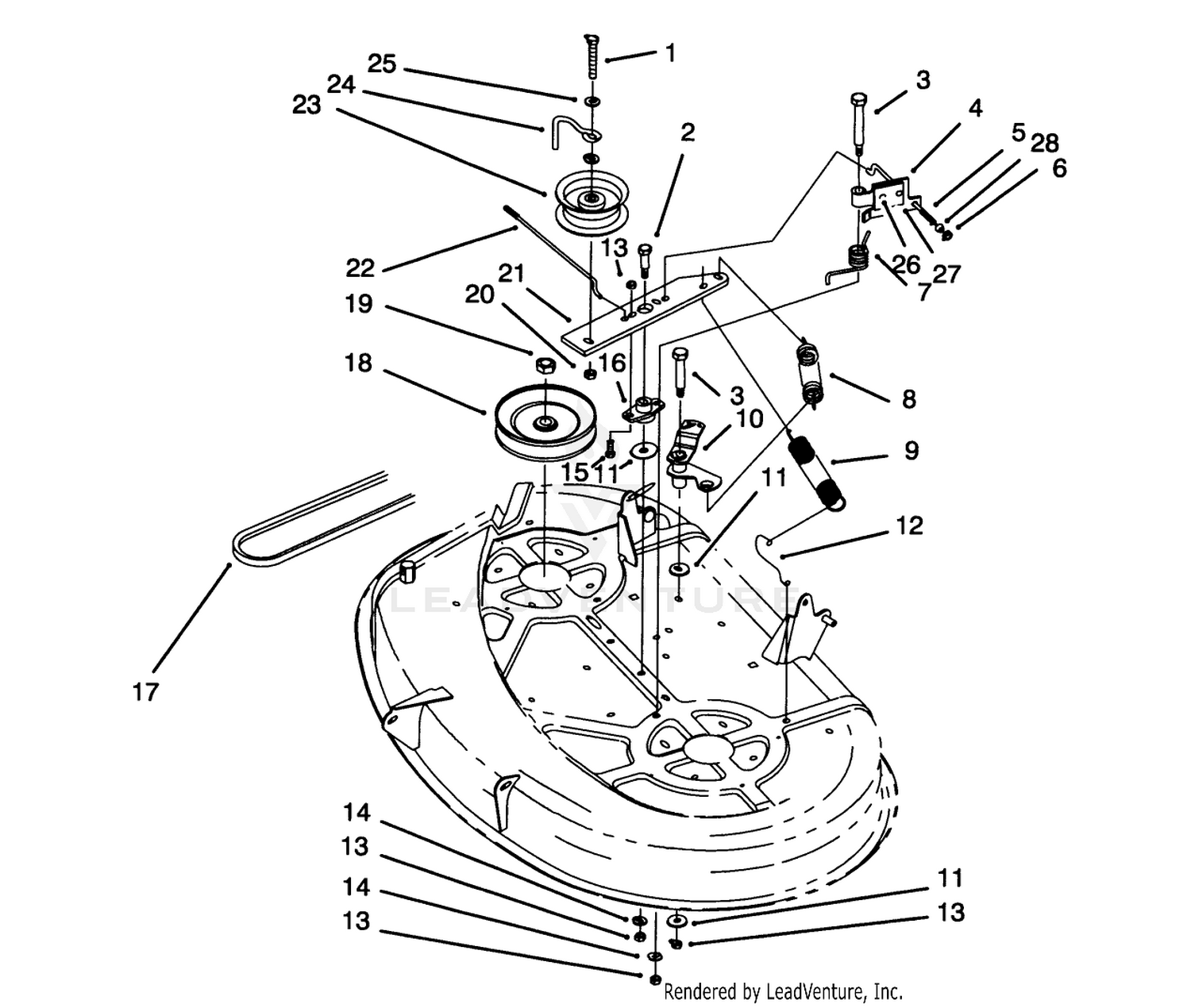Brake Assembly (38" Cutting Unit)