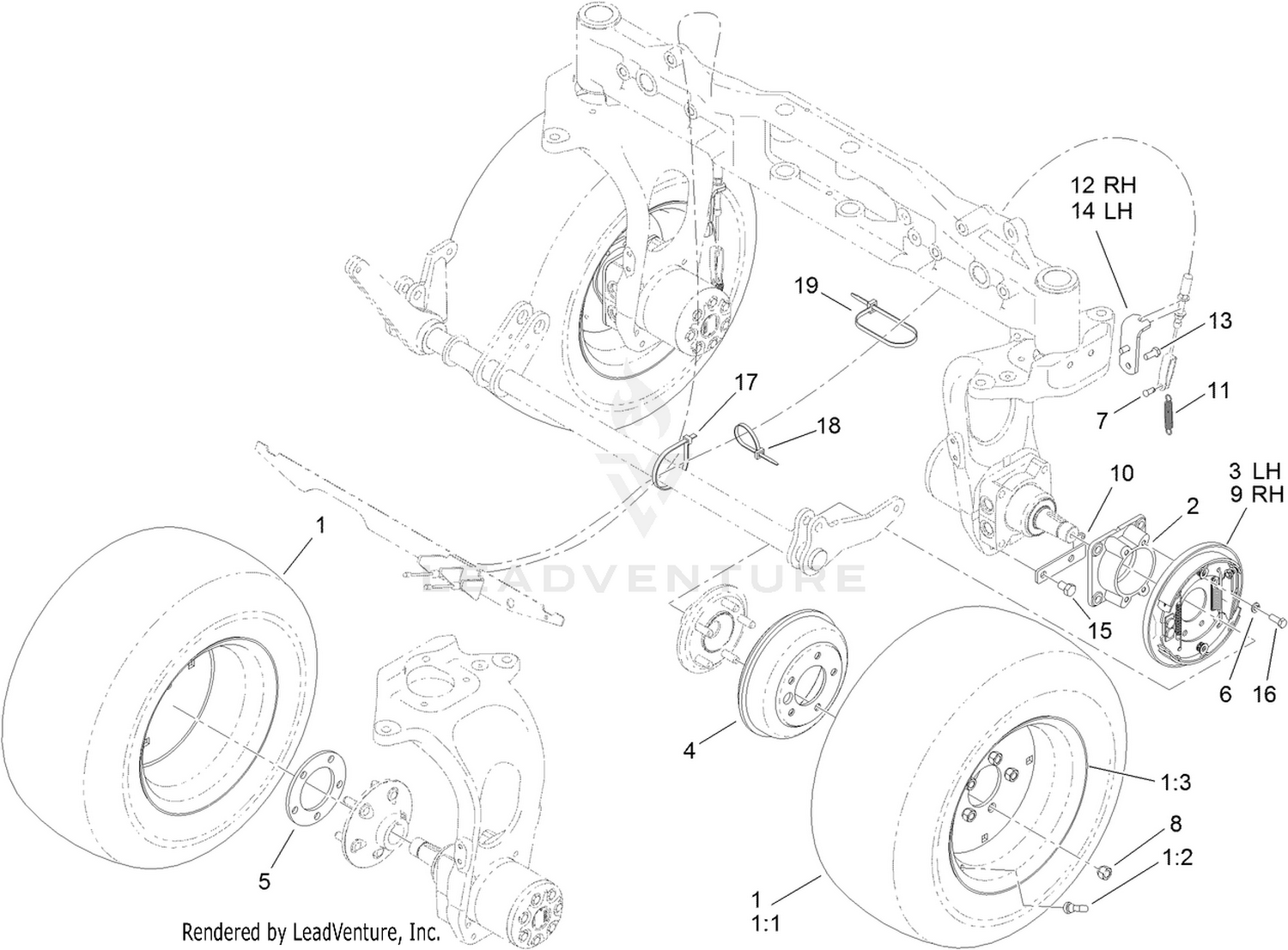 Wheel and Brake Assembly