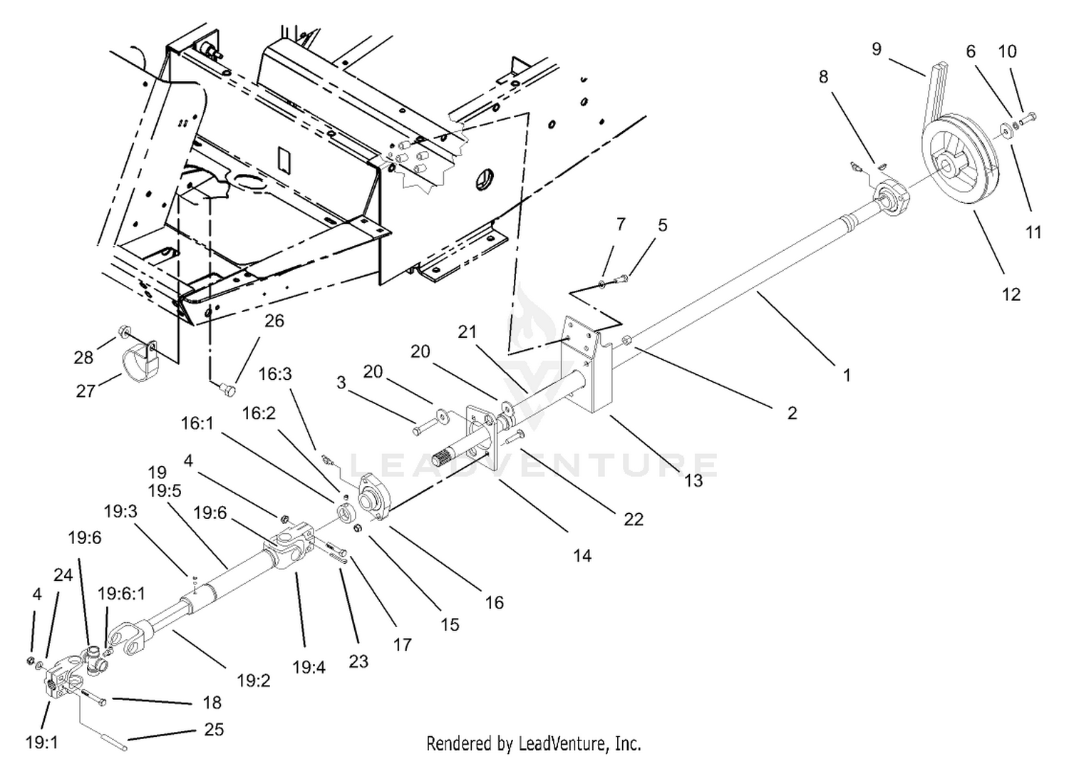 PTO Shaft and Assembly
