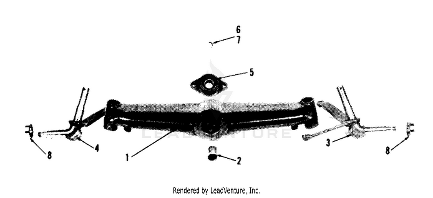 Parts List For Heavy Duty Front Axle Factory Order Number 8-0481