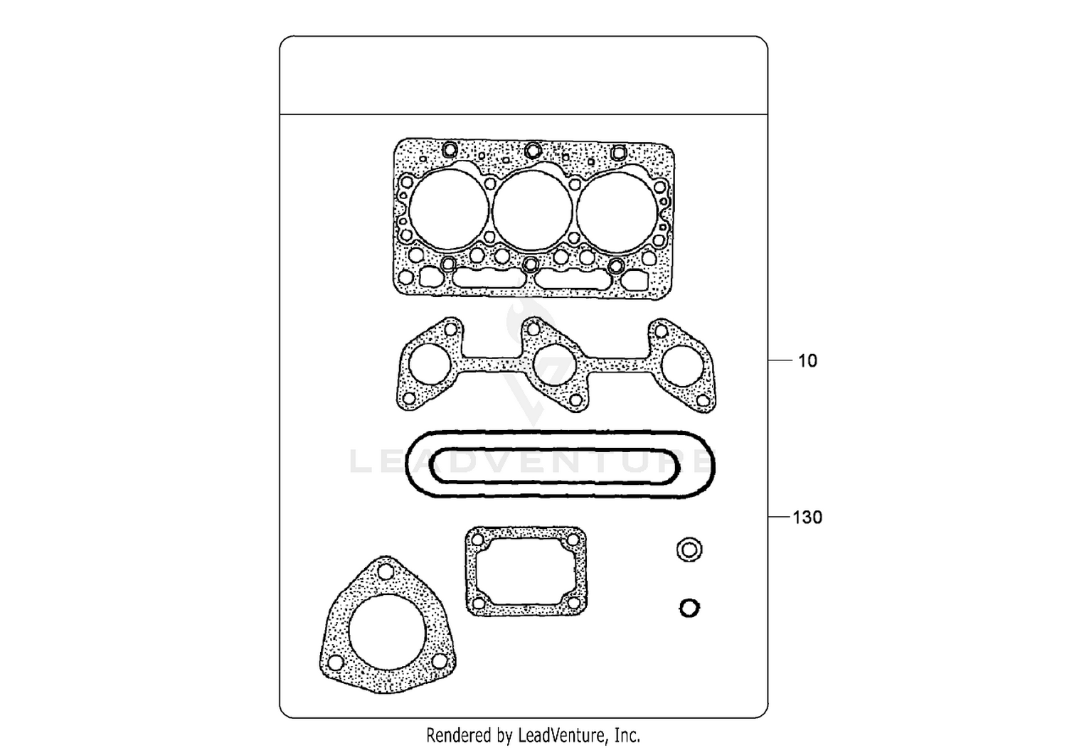 Upper and Lower Gasket Kits