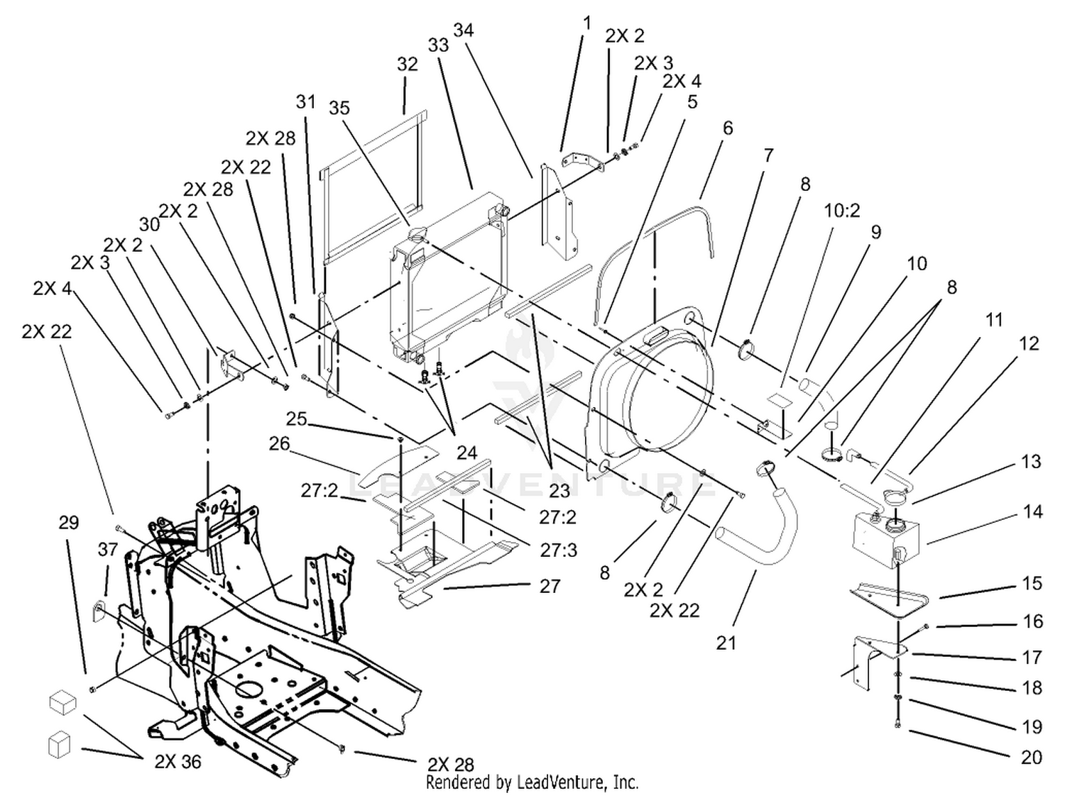 Liquid Cooled Diesel Engine Assembly (cont.)