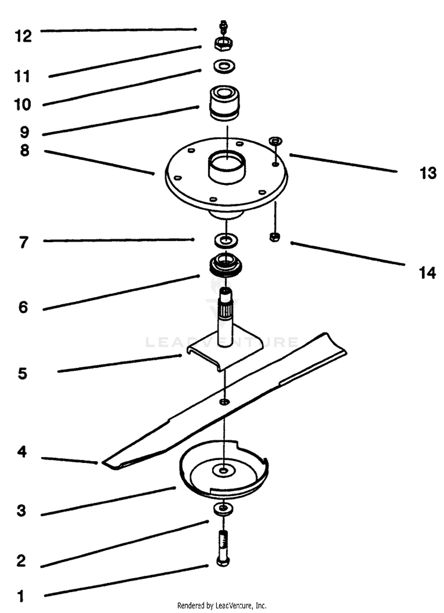 Spindle Assembly  Blade