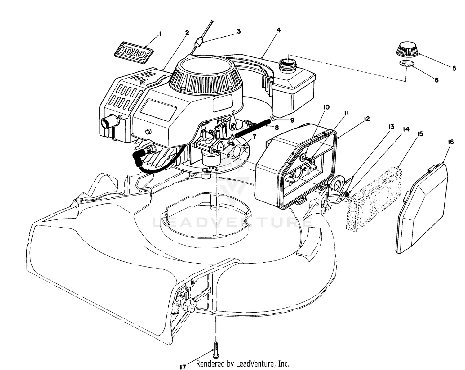 Engine Assembly (used On Units With Serial No. 6000101-6002073)
