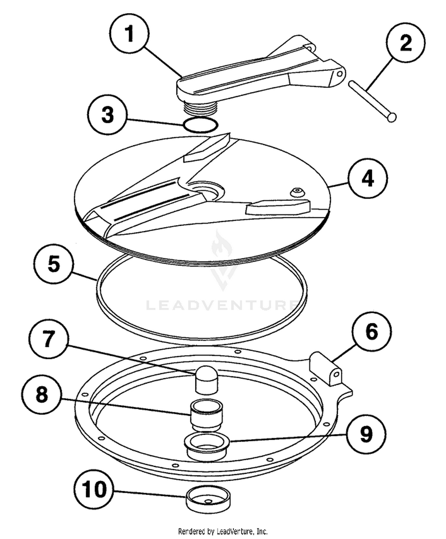 TANK LID ASSY (94-7088)