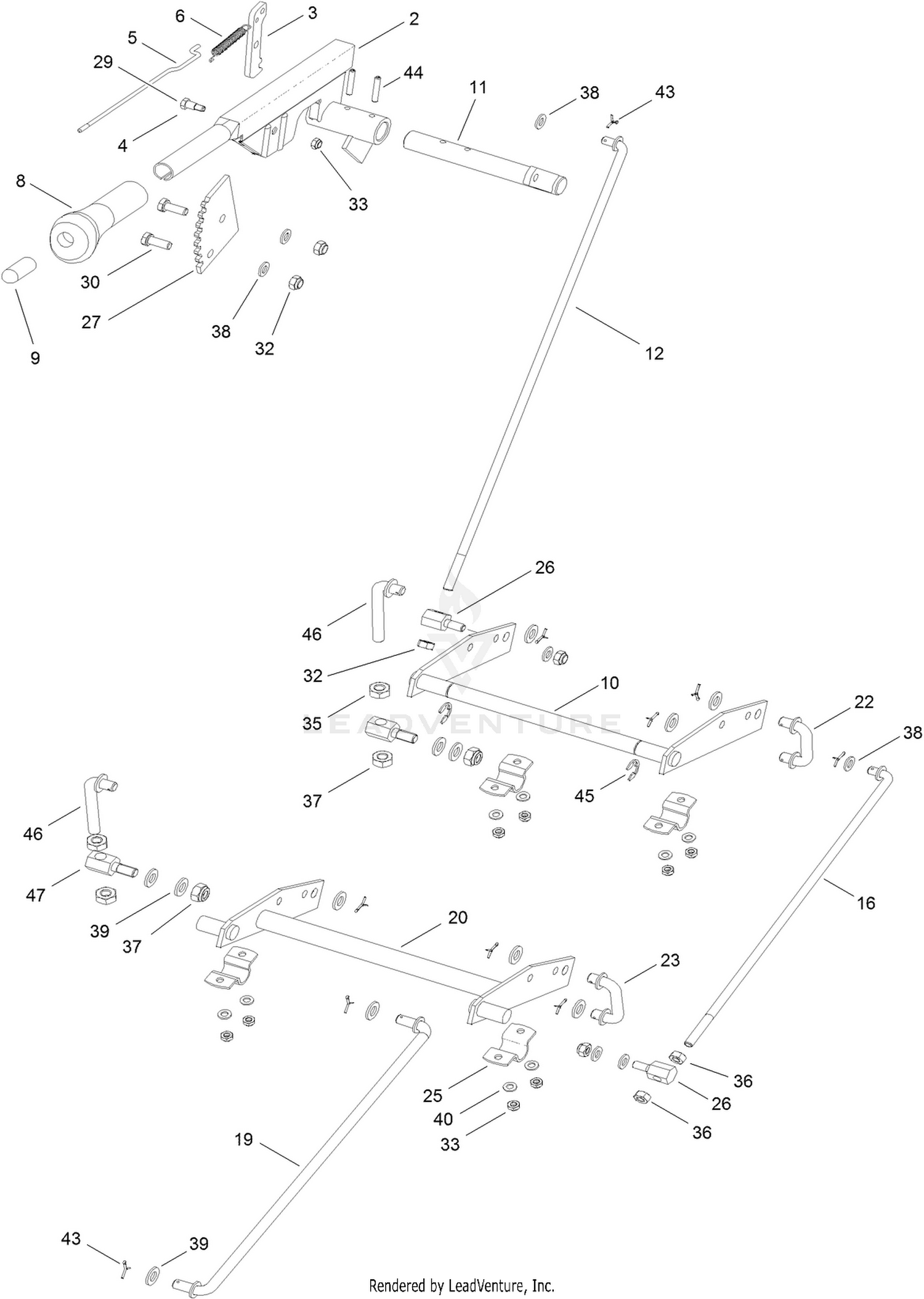 Mower Lift Assembly