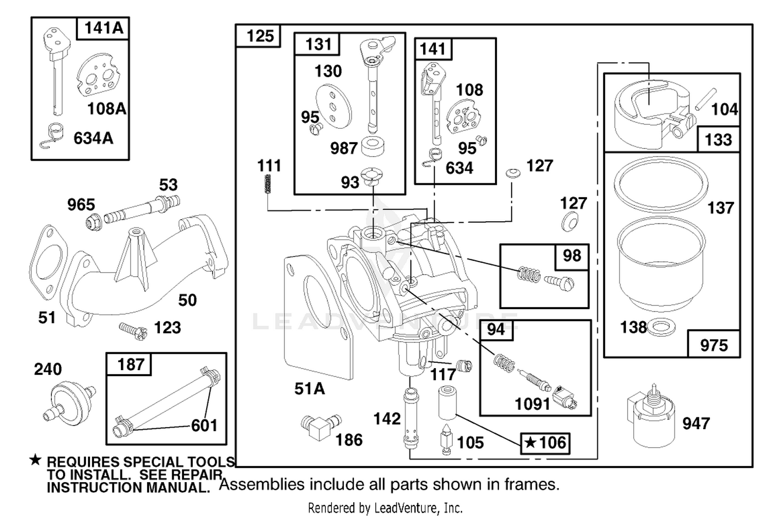 Engine Briggs  Stratton Model 28n707-0631-A1 4