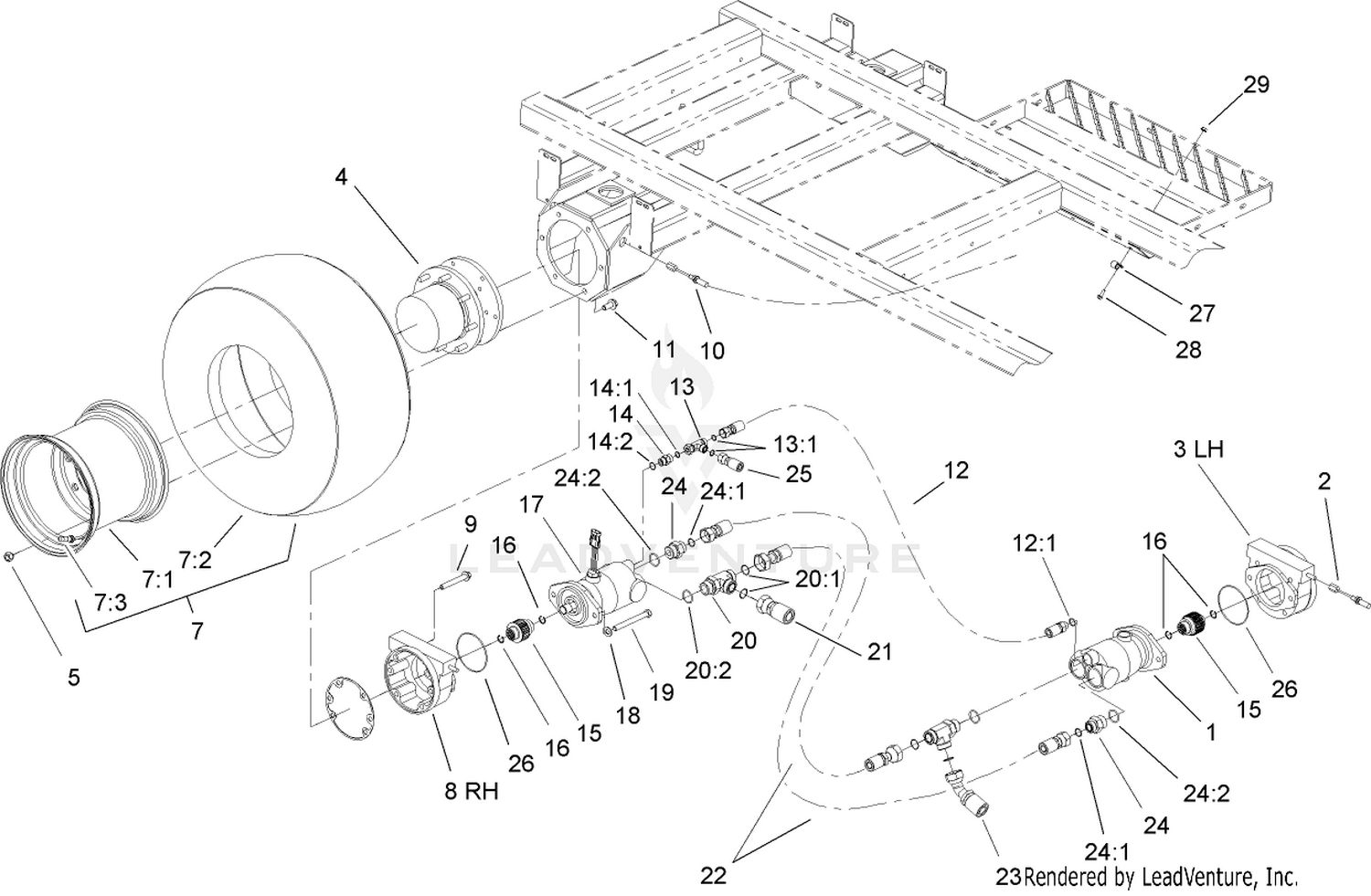 Rear Wheel Assembly