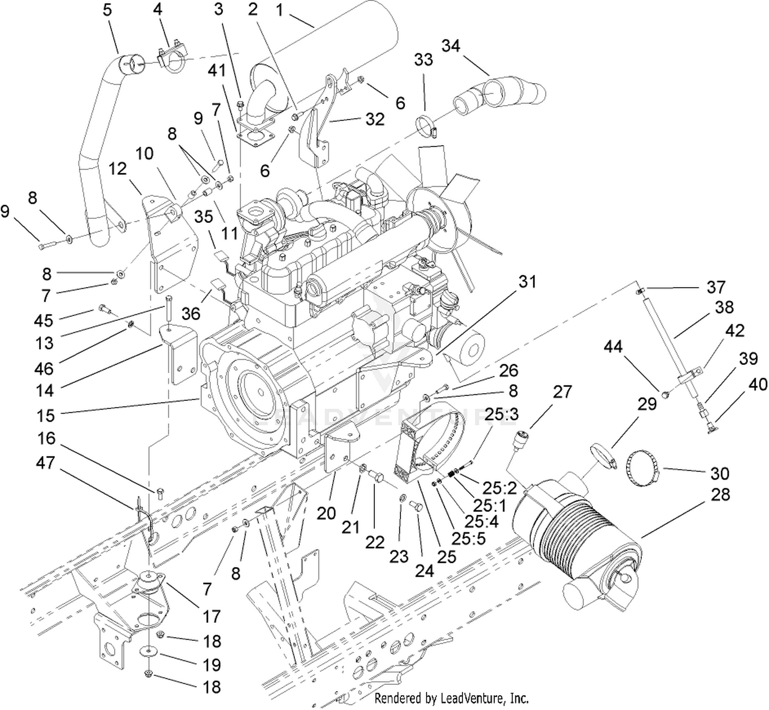 Engine Installation Assembly