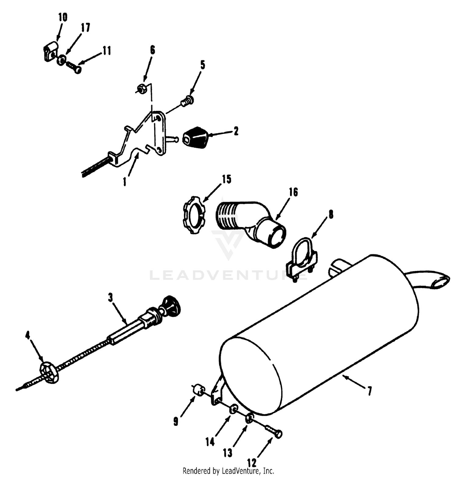 Throttle Choke And Exhaust