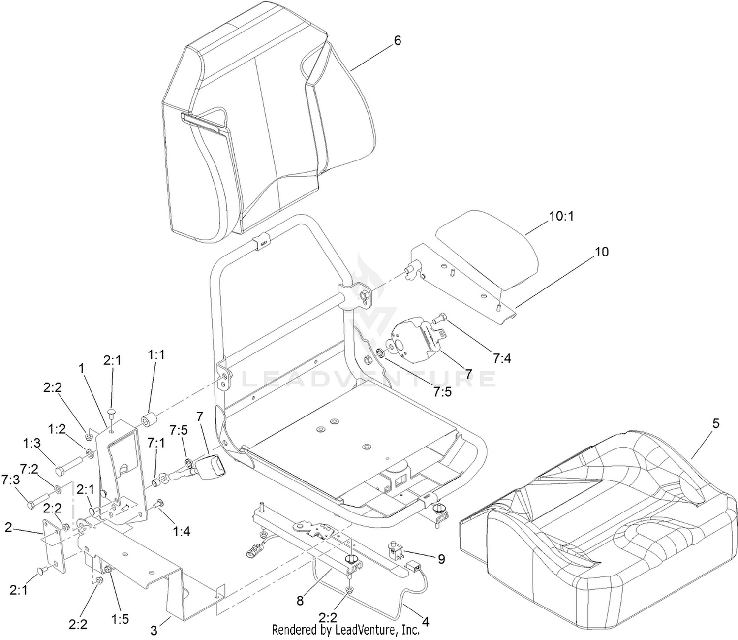 Standard Seat Assembly