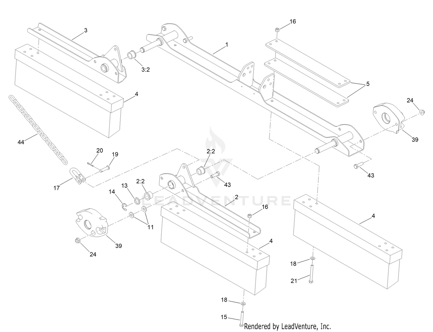 Broom Mounting Assembly