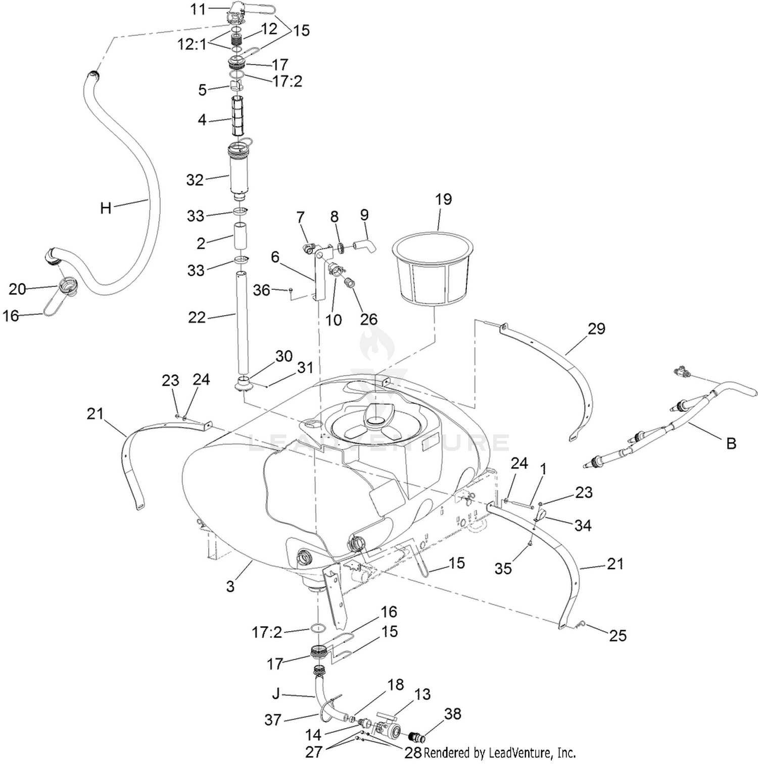 Spray Tank Assembly