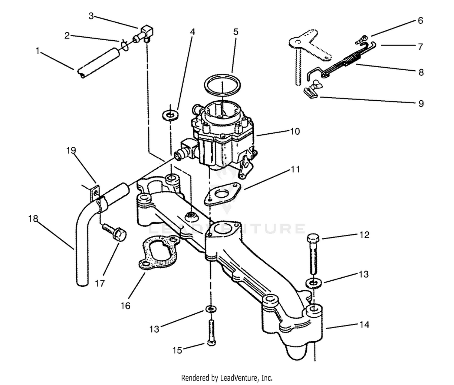 Intake Manifold  Carburetor