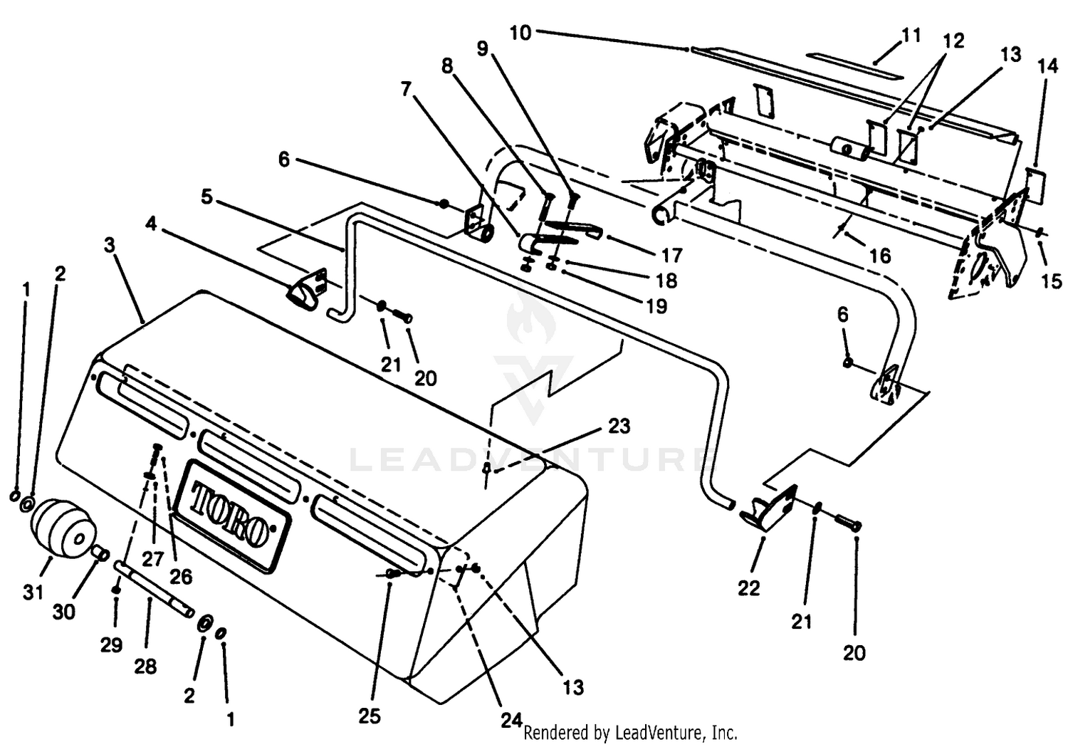 Front Cutting Unit Basket Assembly