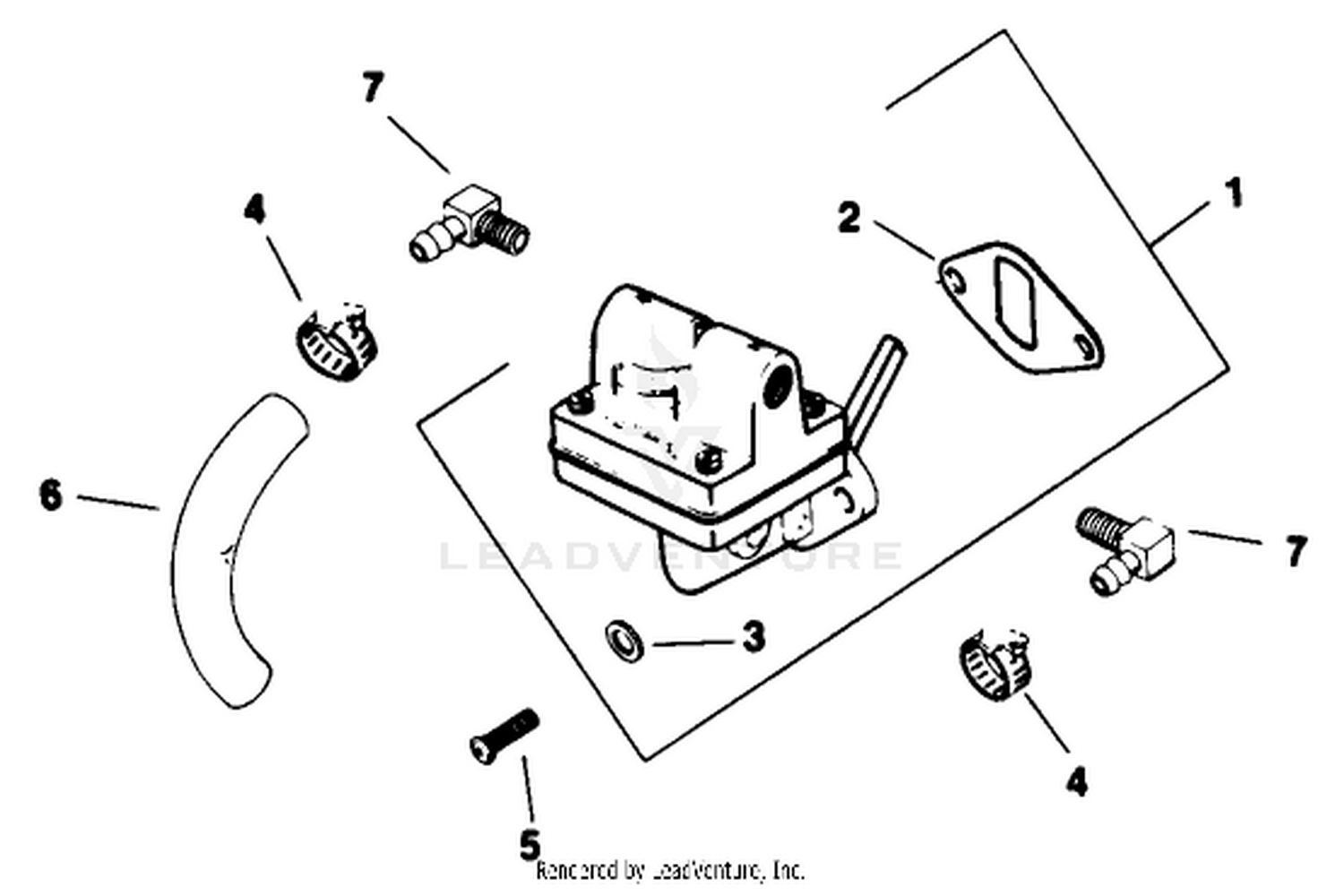 Fuel Pump-Engine Model No. M16 Spec. No. 711526