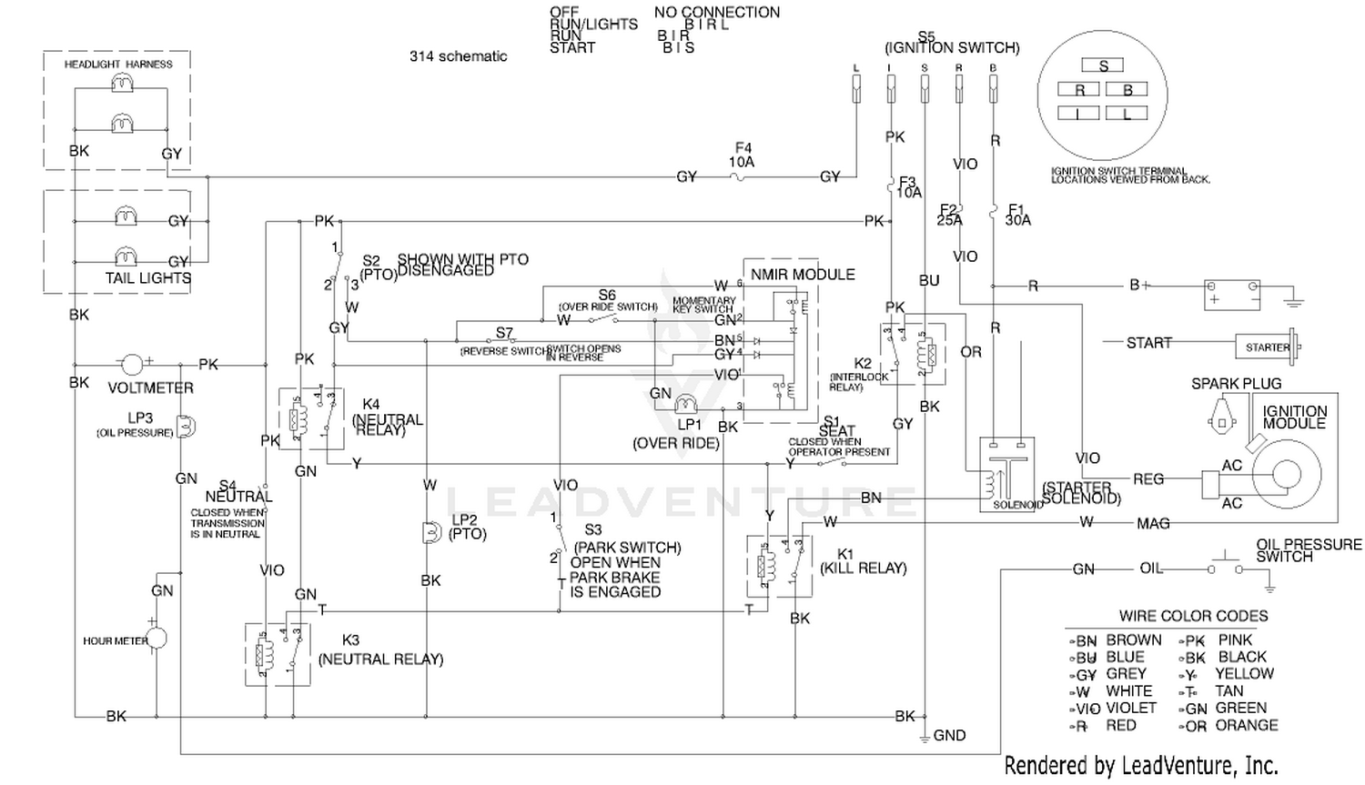 Electrical Schematic (model 73449 Only)