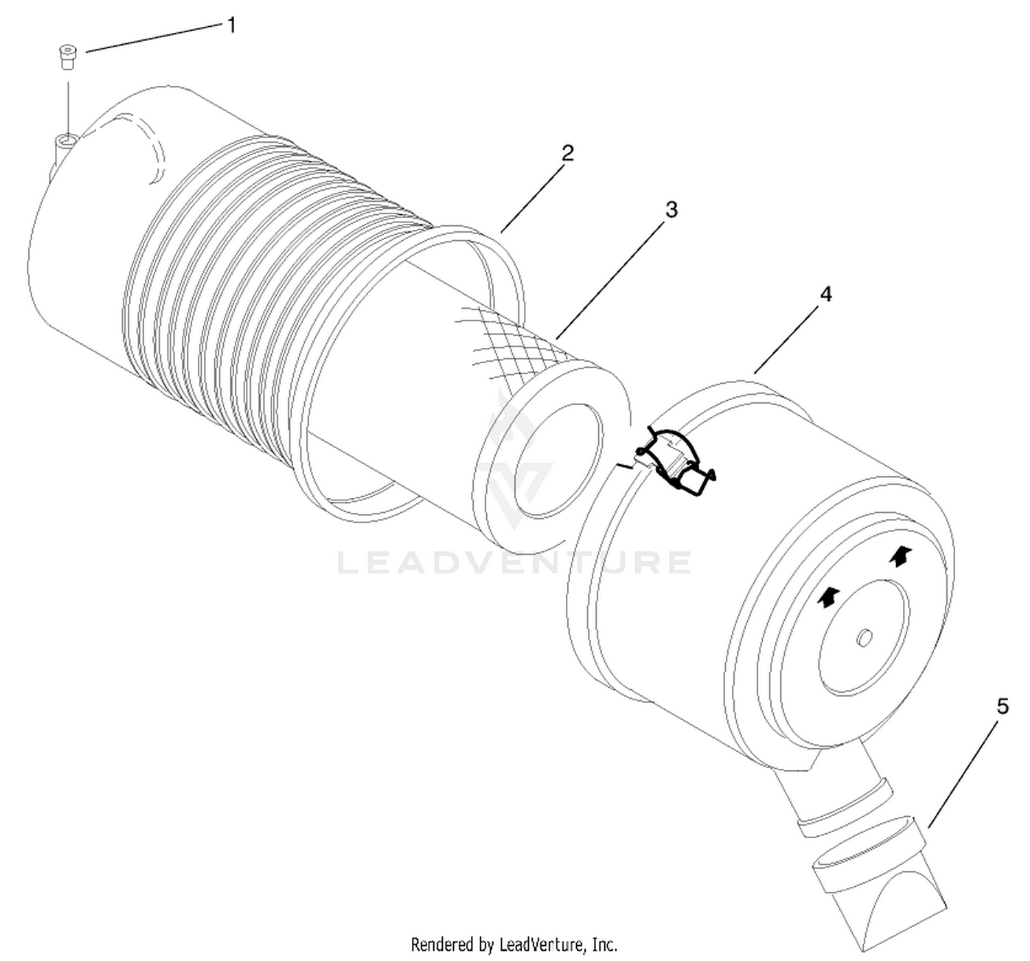 Air Cleaner Assembly No. 93-5111
