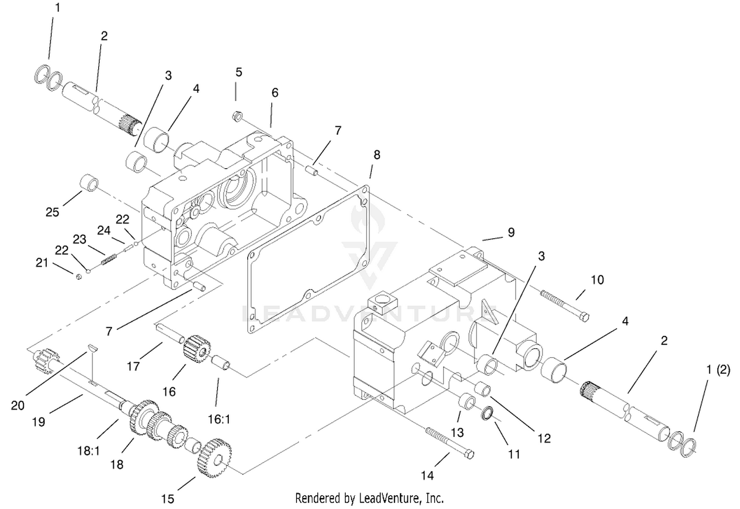 Transmission 8-Speed 4 Pinion (model 73429 Only)